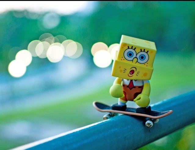 Spongebob Fingerboarding
